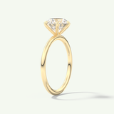 2.0 CT Round Cut Solitaire Lab-Grown Diamond Engagement Ring