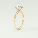 2.0 CT Round Cut Solitaire Moissanite Engagement Ring 5