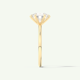 2.0 CT Round Cut Solitaire Lab-Grown Diamond Engagement Ring