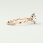 2.0 CT Round Cut Solitaire Moissanite Engagement Ring 9