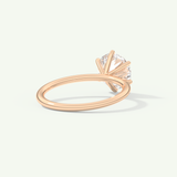 2.0 CT Round Cut Solitaire Lab-Grown Diamond Engagement Ring