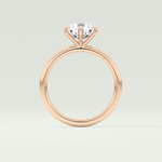 2.0 CT Round Cut Solitaire Moissanite Engagement Ring 12
