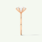 2.0 CT Round Cut Solitaire Lab-Grown Diamond Engagement Ring