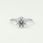 2.0 CT Round Cut Solitaire Moissanite Engagement Ring 13