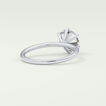2.0 CT Round Cut Solitaire Moissanite Engagement Ring 14