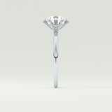 2.0 CT Round Cut Solitaire Moissanite Engagement Ring 16