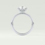2.0 CT Round Cut Solitaire Moissanite Engagement Ring 18