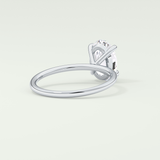 2.0 CT Oval Cut Solitaire Moissanite Engagement Ring 14