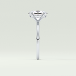 2.0 CT Oval Cut Solitaire Moissanite Engagement Ring 16