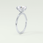 2.0 CT Oval Cut Solitaire Moissanite Engagement Ring 17