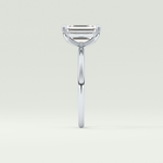 2.0 CT Emerald Cut Solitaire Moissanite Engagement Ring 16