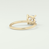 2.0 CT Cushion Cut Lab Grown Diamond Engagement Ring
