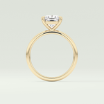 2.0 CT Cushion Cut Lab Grown Diamond Engagement Ring