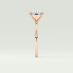 2.0 CT Cushion Cut Lab Grown Diamond Engagement Ring