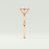 2.0 CT Cushion Cut Solitaire Moissanite Engagement Ring 10