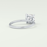 2.0 CT Cushion Cut Lab Grown Diamond Engagement Ring