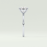 2.0 CT Cushion Cut Solitaire Moissanite Engagement Ring 16