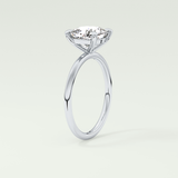 2.0 CT Cushion Cut Lab Grown Diamond Engagement Ring