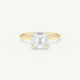 2.0 CT Asscher Cut Solitaire Lab-Grown Diamond Engagement Ring