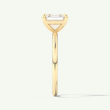 2.0 CT Asscher Cut Solitaire Lab-Grown Diamond Engagement Ring
