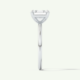 2.0 CT Asscher Cut Solitaire Lab-Grown Diamond Engagement Ring