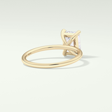 2.0 CT Radiant Cut Lab Grown Diamond Engagement Ring