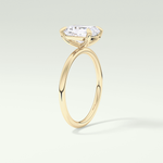 2.0 CT Radiant Cut Lab Grown Diamond Engagement Ring