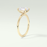 2.0 CT Radiant Cut Lab Grown Diamond Engagement Ring