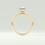 2.0 CT Radiant Cut Lab Grown Diamond Engagement Ring