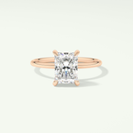 2.0 CT Radiant Cut Lab Grown Diamond Engagement Ring