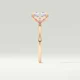 2.0 CT Radiant Cut Solitaire Moissanite Engagement Ring 10