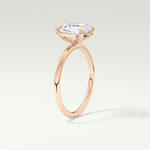 2.0 CT Radiant Cut Lab Grown Diamond Engagement Ring