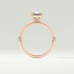 2.0 CT Radiant Cut Lab Grown Diamond Engagement Ring