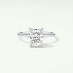 2.0 CT Radiant Cut Solitaire Moissanite Engagement Ring 13