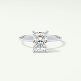 2.0 CT Radiant Cut Solitaire Moissanite Engagement Ring 13