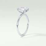 2.0 CT Radiant Cut Lab Grown Diamond Engagement Ring