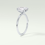 2.0 CT Radiant Cut Solitaire Moissanite Engagement Ring 17