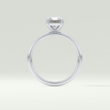 2.0 CT Radiant Cut Lab Grown Diamond Engagement Ring