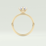 2.0 CT Pear Cut Lab Grown Diamond Engagement Ring