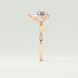 2.0 CT Pear Cut Lab Grown Diamond Engagement Ring