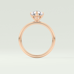2.0 CT Pear Cut Lab Grown Diamond Engagement Ring