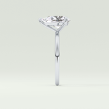 2.0 CT Pear Cut Lab Grown Diamond Engagement Ring