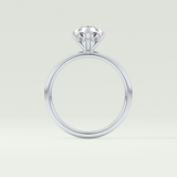 2.0 CT Pear Cut Lab Grown Diamond Engagement Ring