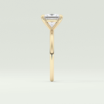 2.0 CT Princess Cut Lab Grown Diamond Engagement Ring