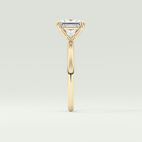 2.0 CT Princess Cut Solitaire Moissanite Engagement Ring 4