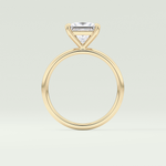 2.0 CT Princess Cut Lab Grown Diamond Engagement Ring