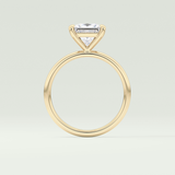 2.0 CT Princess Cut Lab Grown Diamond Engagement Ring