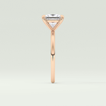 2.0 CT Princess Cut Lab Grown Diamond Engagement Ring
