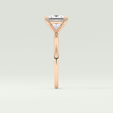 2.0 CT Princess Cut Lab Grown Diamond Engagement Ring