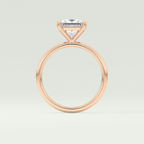 2.0 CT Princess Cut Solitaire Moissanite Engagement Ring 12
